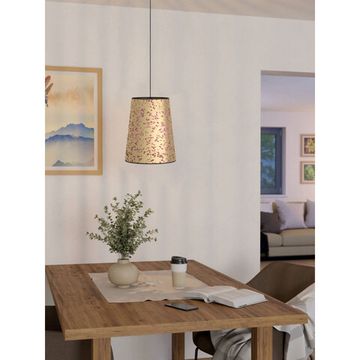 Подвесной светильник 1*E27 390292 чёрный/золото Castuera Eglo