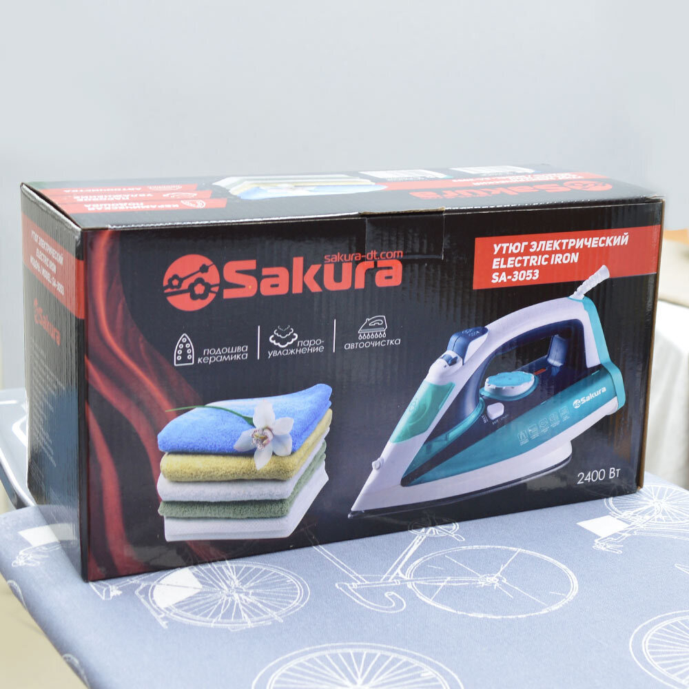 Утюг 2000Вт керамическая подошва SA-3053CGR