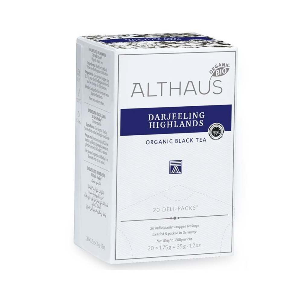 Althaus Darjeeling Highlands, Высокогорья Дарджилинга Deli Pack чай в пакетиках, 20 шт
