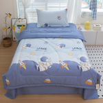 Комплект постельного белья Сатин с Одеялом Young 100% хлопок на резинке OBKR030