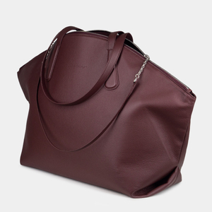Сумка Giselle из кожи теленка, бордового цвета