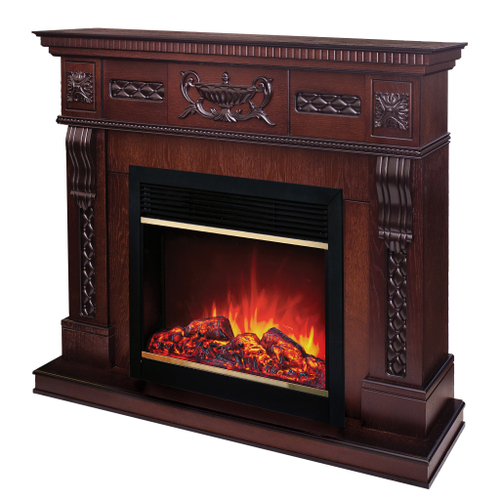 Каминокомплект Real Flame Corsica Lux 25,5/26 AO с очагом Moonblaze Deluxe Brass