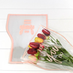 Пленка В листах 30 шт 36 х 20 х 45 см "Конус для цветов" (Розовый)