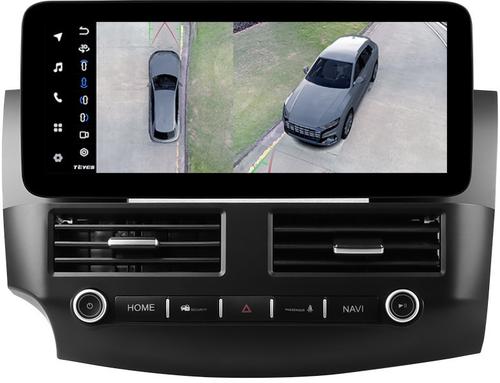 Магнитола для Mitsubishi Outlander 2 XL 2005-2012, Peugeot 4007, Citroen C-Crosser - Teyes LUX ONE 360 монитор 12.3" 2K QLED на Android 10, Быстрая, CarPlay, 4G SIM-слот, 4 камеры в комплекте