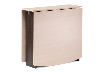 Стол деревянный Woodville Клотилд венге, дуб молочный