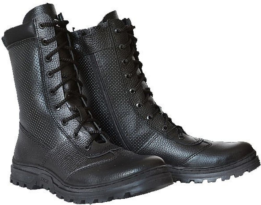 Ботинки «Ратник» на молнии с перфорацией (лето) ХСН 594