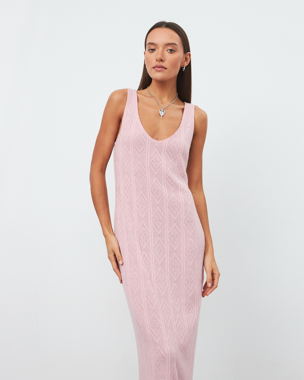 Платье майка трикотажное розовое