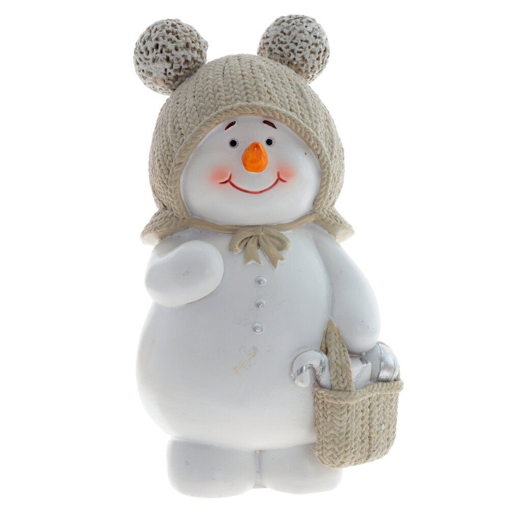 GAEM Фигурка декоративная "Снеговик", L11,5 W8,5 H19 см