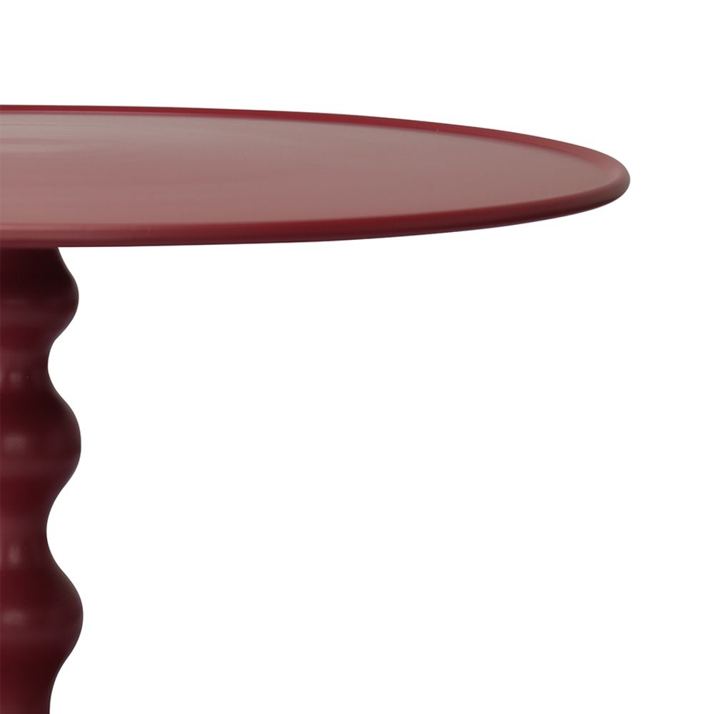 Столик кофейный Fluid, Ø59 см, жженый оранжевый