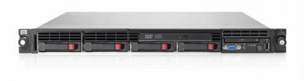 Сервер HP DL360R06 E5504 (Rack1U XeonQC 2.0Ghz(4Mb) /2x2GbRD/P410i(256Mb/RAID5/5+0 /1+0/1/0)/2x146Gb10k(4(8up)) SFF/DVDRW/iLO2std/2xGigEth/1xR PS460) 470065-233