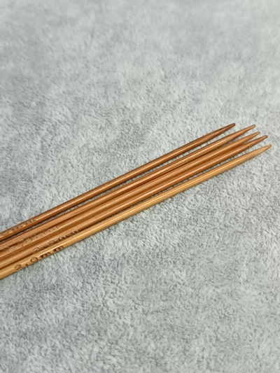 Спицы бамбуковые, 20 см, 2 мм