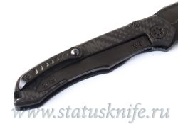 Нож Marfione Custom Anax CF Tritium DLC Tri Tone Tantoфотография - 5