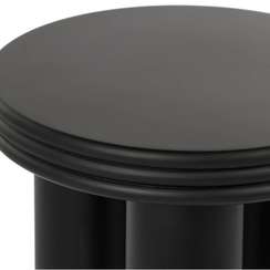 Кофейный стол Lador Ø40х44 см, черный матовый