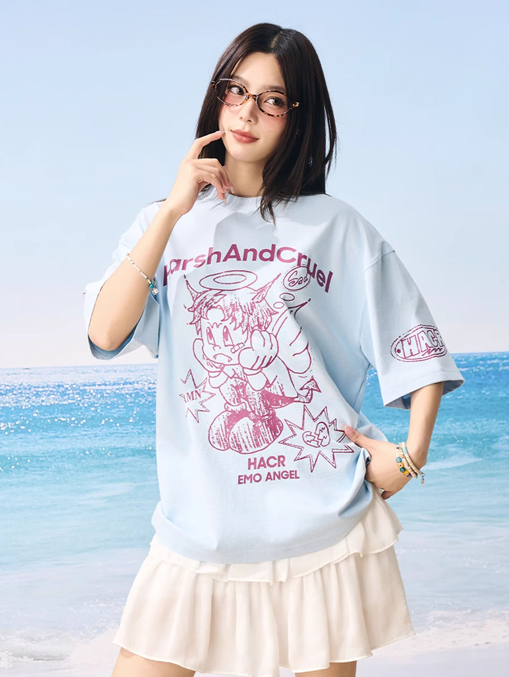 Футболка HARSHandCRUEL "Emo Angel" Oversized Tee