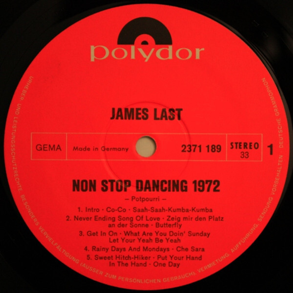 James Last / Non Stop Dancing 1972 (LP)