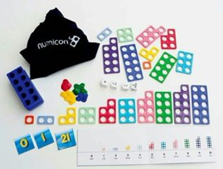 Комплект Numicon для домашних занятий "Математический мешок" (4-5 лет)