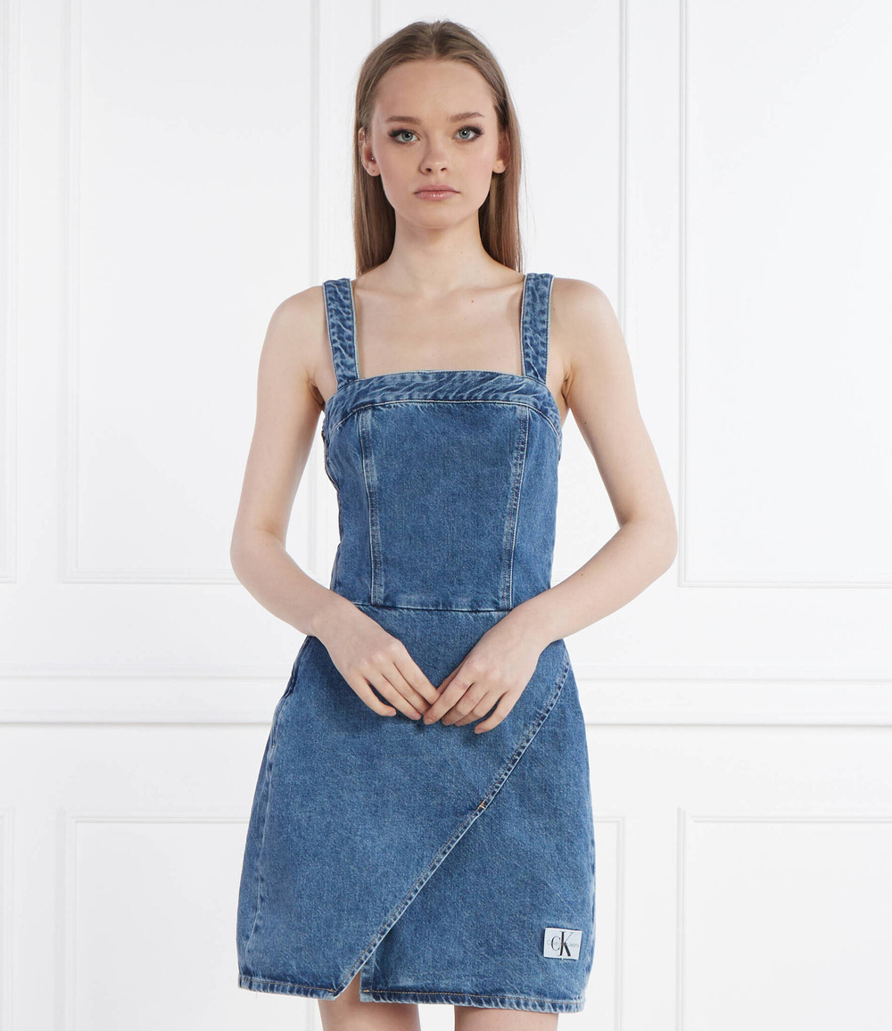 Джинсовое платье CALVIN KLEIN JEANS - голубой(J20J222783)