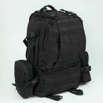 Тактический рюкзак с подсумками 40л / чёрный