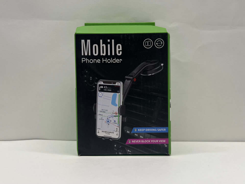 Держатель для телефона автомобильный в машину, стекло или панель, на присоске, ES-281, МагниТО-U (1 шт.)