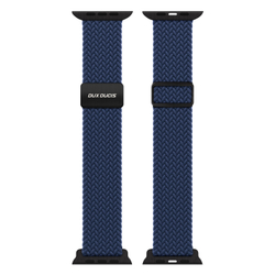 Эластичный ремешок синего цвета (Deep Blue) для смарт часов Apple Watch размером 42, 44, 45, 46, 49MM, серия Mixture Ultra Series от Dux Ducis