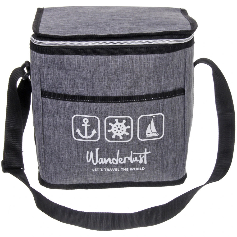 Термосумка 10 л, 24*16*24 см, M1050-1G, серый