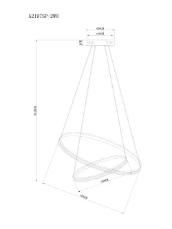 Подвесная люстра Arte Lamp FRODO