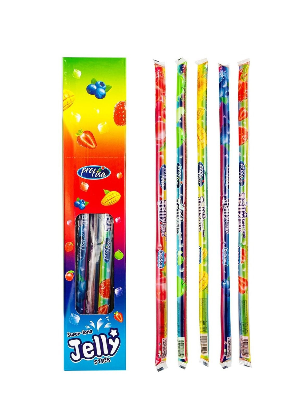 Десерт желеобразный Super long-jelly stick 12*20шт 60г