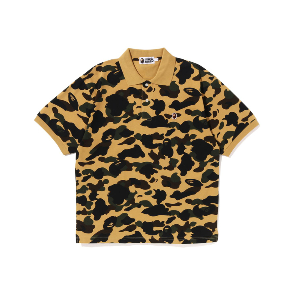 A Bathing Ape 1st Camo Large Ape Head Polo