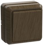 IEK Октава Дуб Выключатель 1-клавишный 10А открытая установка ВС20-1-0-ОД EVO10-K04-10-DC