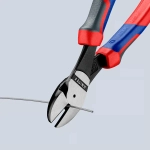 Кусачки боковые особой мощности черненые 200 мм Knipex 74 02 200