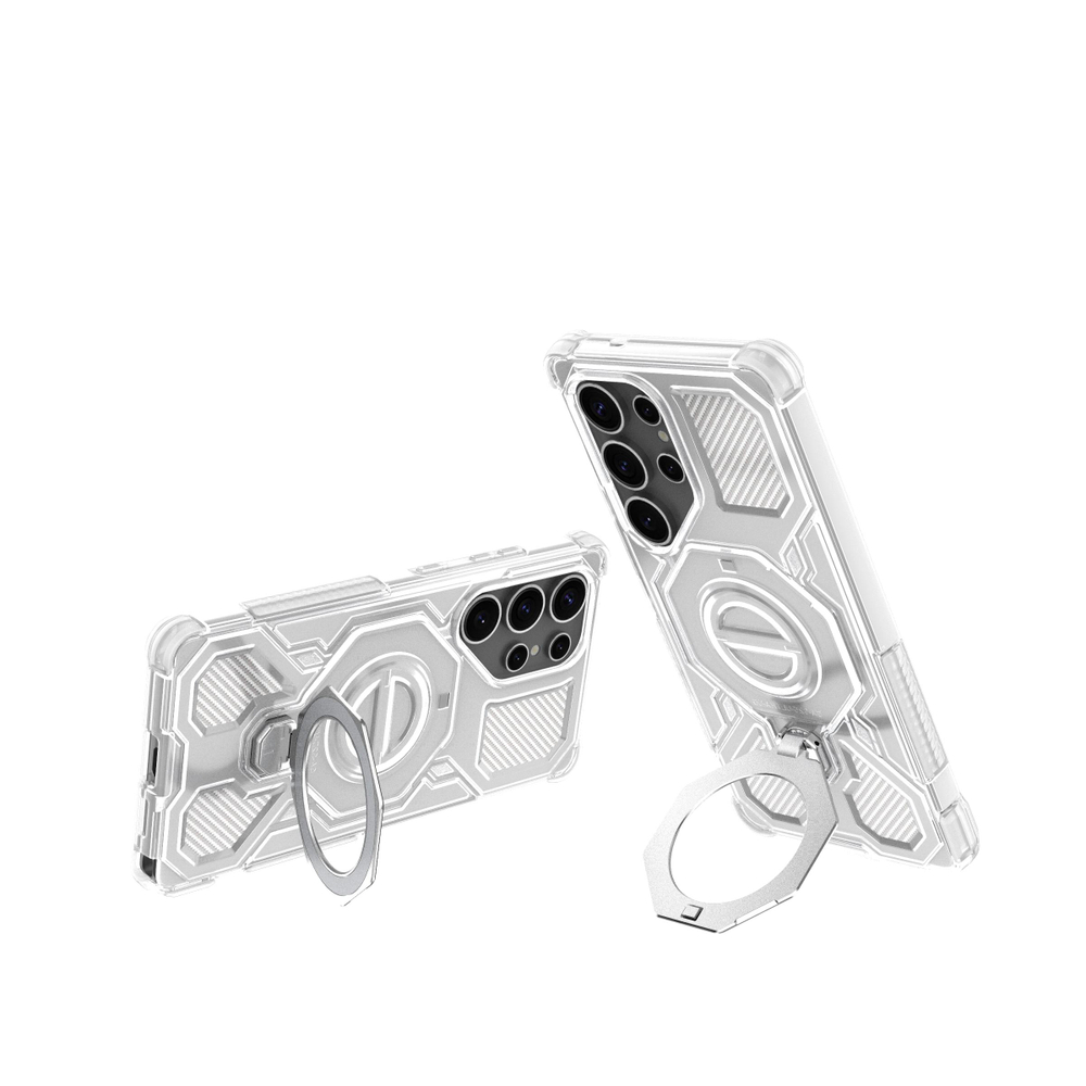 Прозрачный силиконовый чехол Expressive Clear Case для Samsung Galaxy S25 Ultra