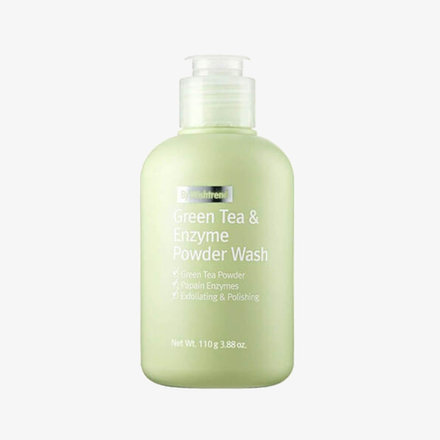 BY WISHTREND Пудра энзимная для умывания с ароматом матчи Green Tea & Enzyme Powder Wash  (110мл)