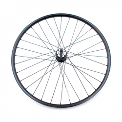 Колесо заднее, 27,5'', втулка WZ-A208R, 32 отв., 135 мм, 10 мм (эксц), под диск (6 болтов), под трещ