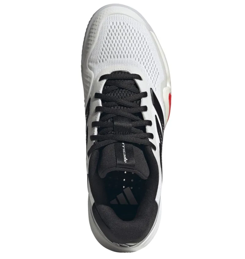 Мужские кроссовки теннисные Adidas Barricade 14 M Clay - footwear white/core black/lucid red