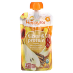Happy Family Organics, Happy Tot®, клетчатка и протеин, для детей от 2 лет, органические груши, персики, тыква, яблоки и корица, 113 г (4 унции)