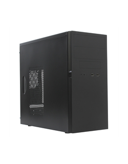 Корпус MiniTower Powerman ES725 Black PM-450ATX U3.0*2+A(HD) MicroATX