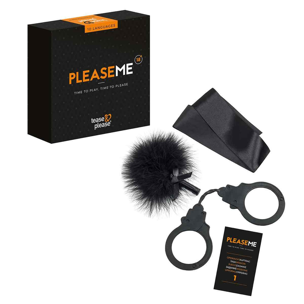Эротическая игра для двоих Please Me (Цвет: черный)
