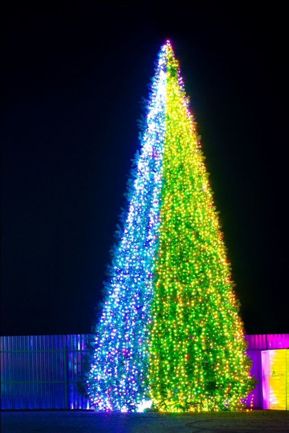 Уличная Гирлянда RGB "Хамелеон" для елок от 4 до 30 м