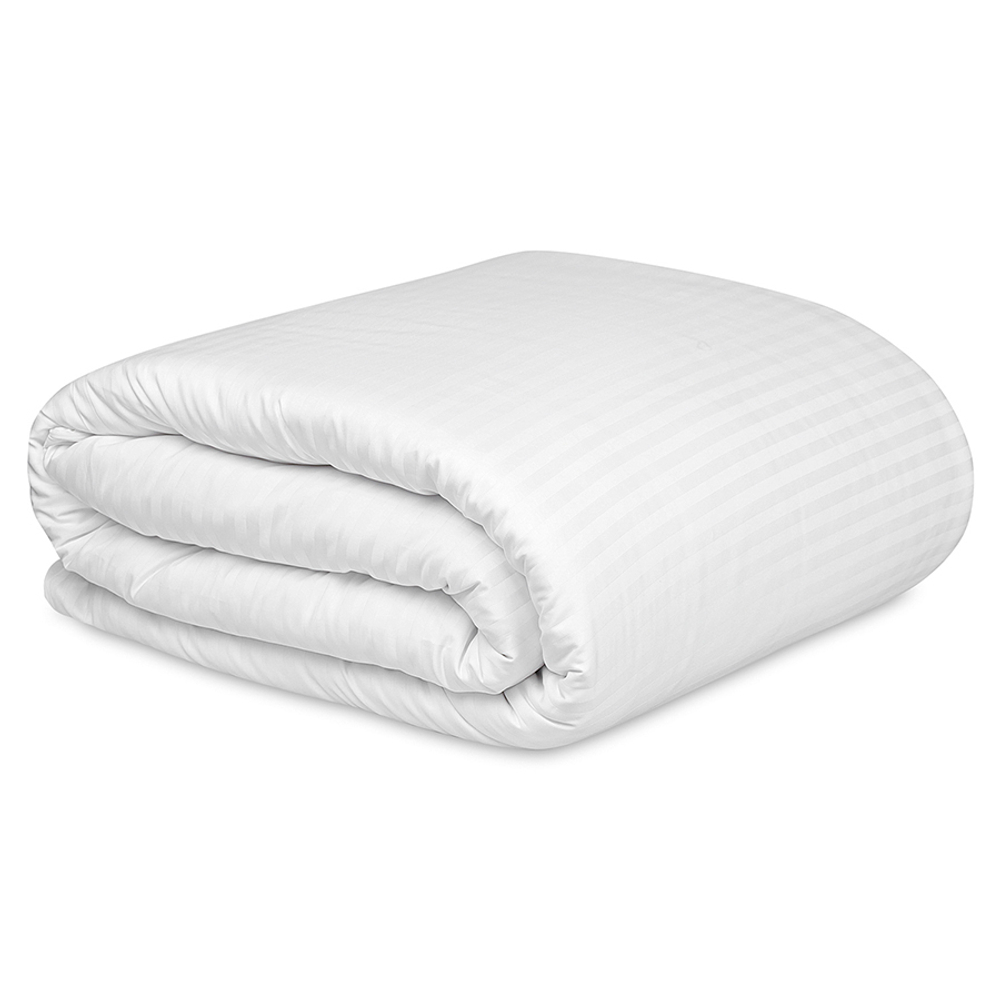 Комплект постельного белья из страйп-сатина из коллекции essential, 200х220 см