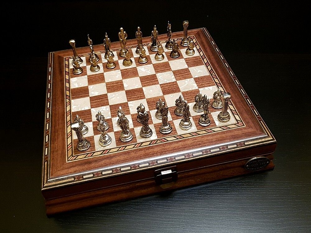 Шахматы Helena Wood Art "Илиада мини" орех антик (2811.WAL.5102.150) 6