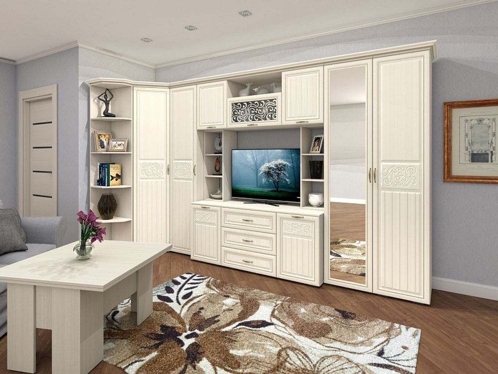 Виктория Шкаф угловой левый  (440)