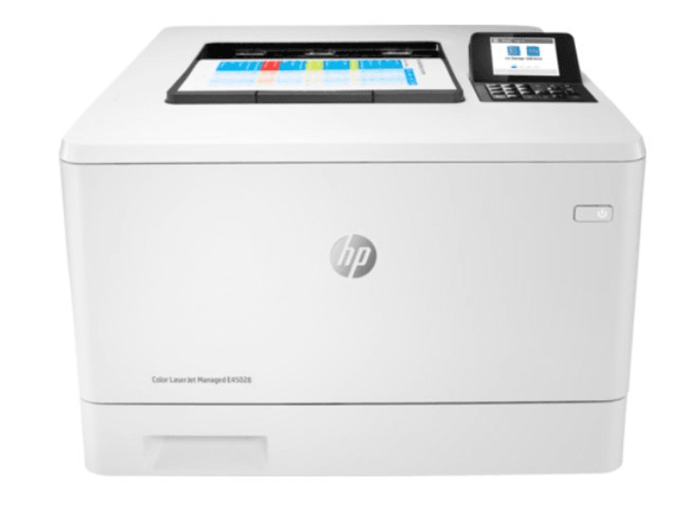 Принтер цветной лазерный HP Color LaserJet Managed E45028dn 3QA35A