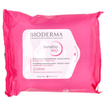 Bioderma, Sensibio H2O, салфетки для снятия макияжа, 25 салфеток