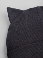 Шапка для девочки осенняя с митенками и снудом