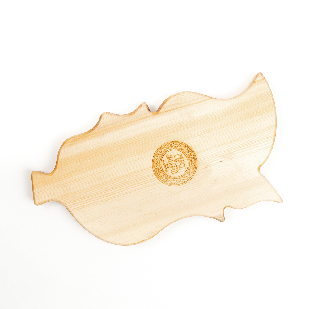 Деревянная менажница из кедра для подачи блюд и закусок. MG14