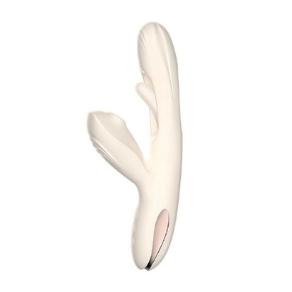 Хай-тек вибратор с таппингом и вакуумом Angela - 21,8 см.