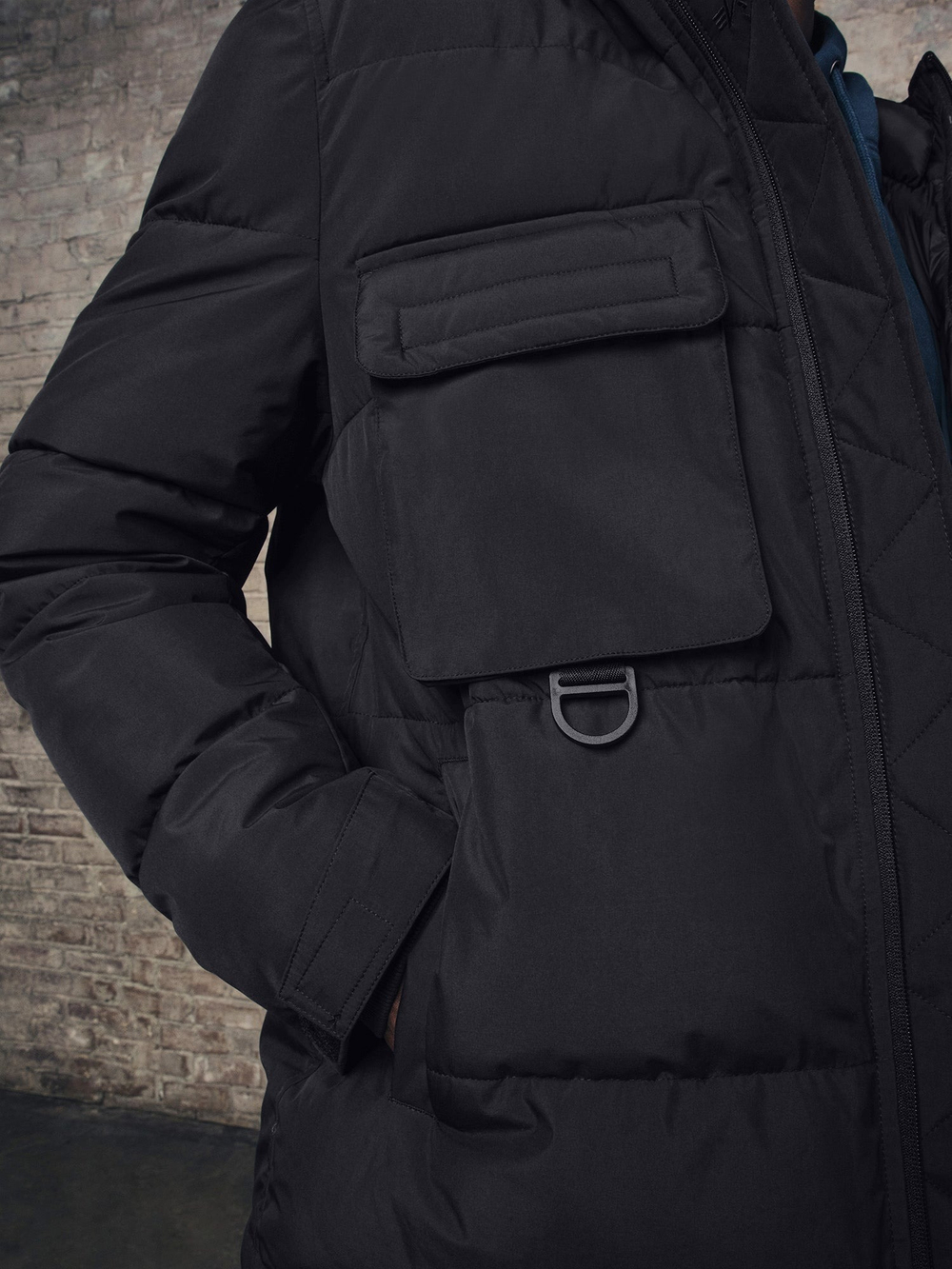 Куртка утепленная мужская ALPHA INDUSTRIES HOODED PUFFER JACKET