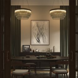 Светильник подвесной светодиодный Maytoni   MOD486PL-L38BSK