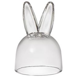 БЛЮДО НА НОЖКЕ С КРЫШКОЙ "RABBIT FAMILY" 12*12*23,5 СМ