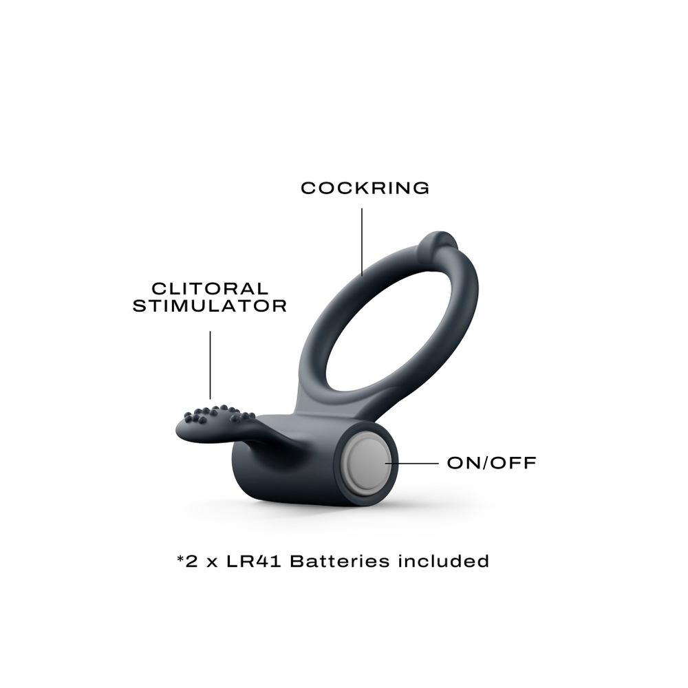 Эрекционное кольцо DORCEL POWER CLIT BLACK